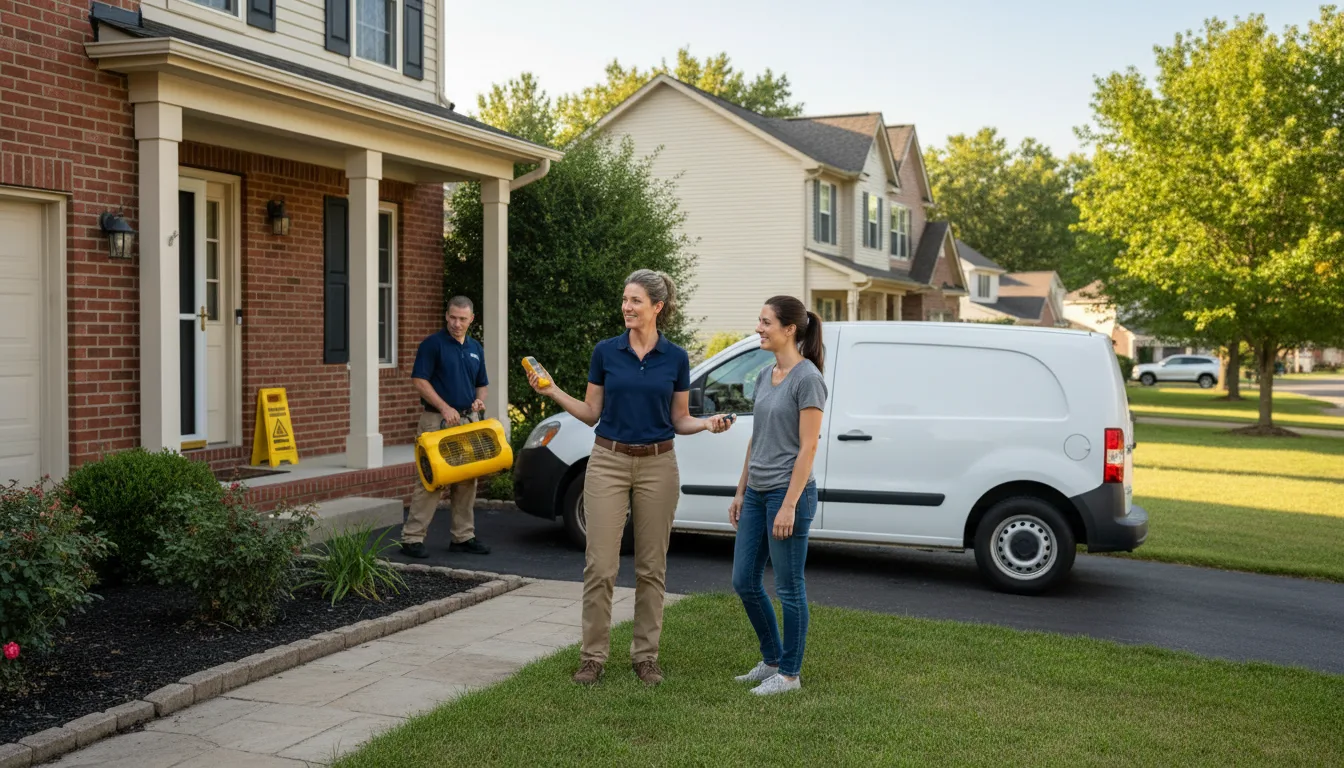 Residential water damage restoration in Mount Laguna, CA
